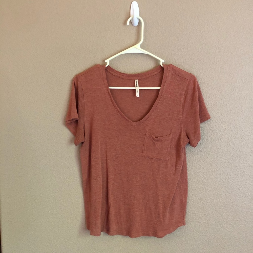 Orange Pocket T-Shirt